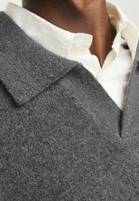 Jack & Jones EINFARBIG - Polosärk - iron gate