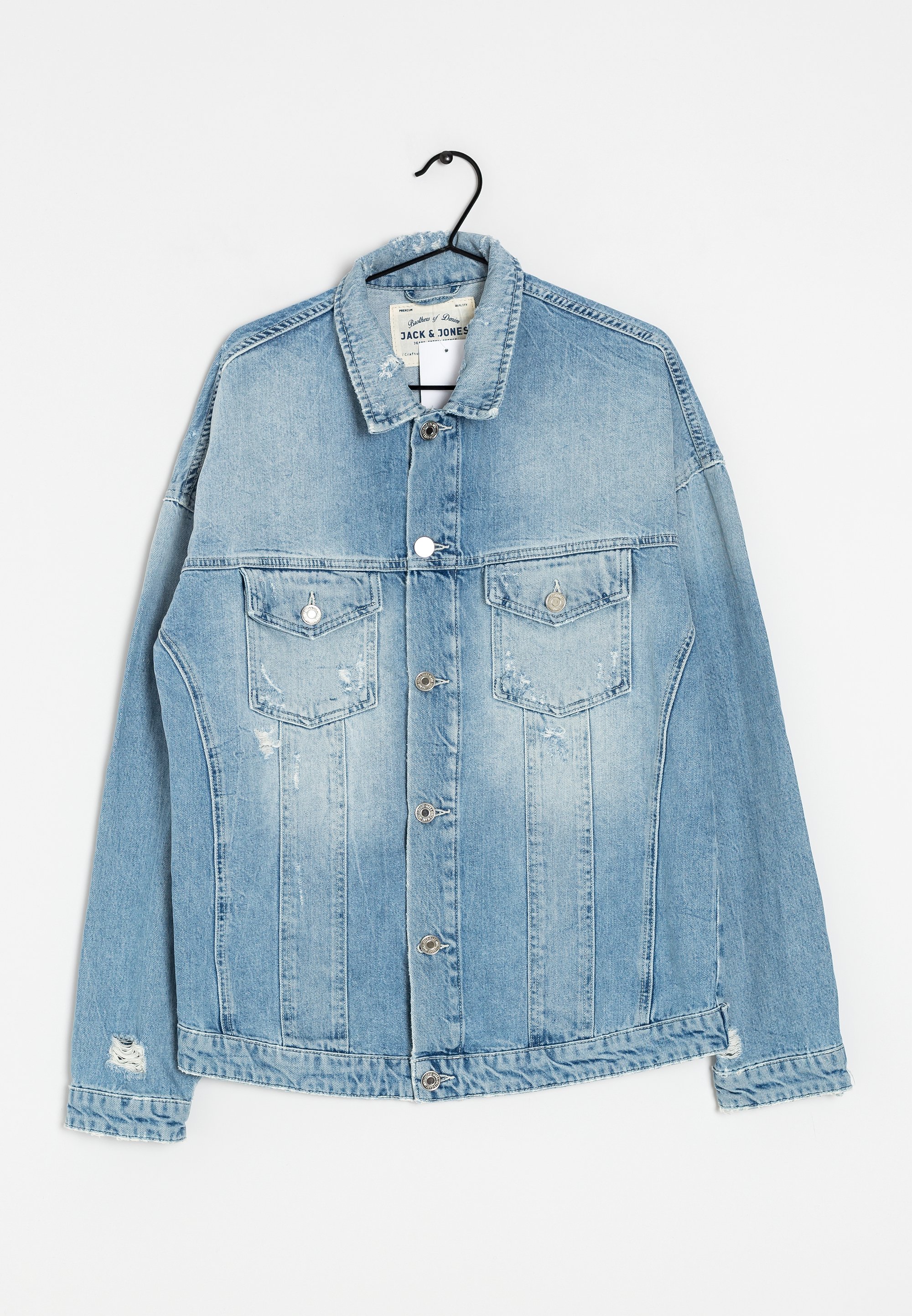 Denim Jacket Lange Jeansjacke Herren Jack&jones Jack And Jones