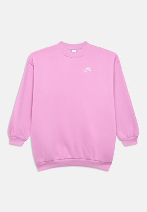 CLUB CREW - Sweatshirt - magenta/white