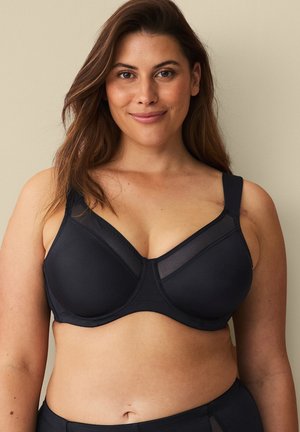 Ellos Plus collection MIT GEFORMTEN KÖRBCHEN - Bøjle-bh - black