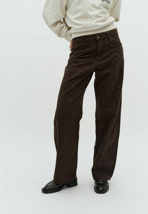 CADIAN-G - Jeans Relaxed Fit - brown zebra mist