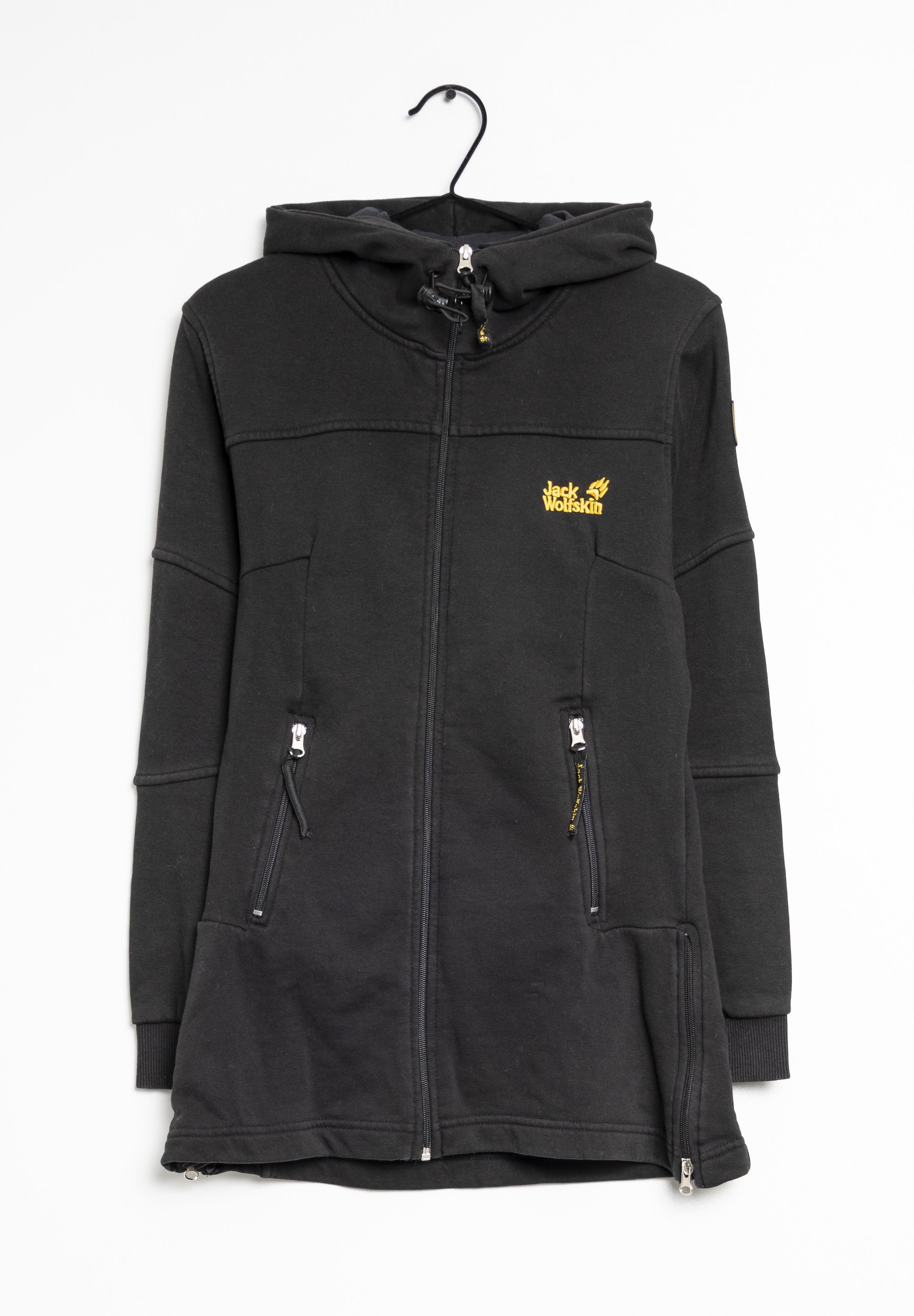 Jack Wolfskin Sudadera con cremallera black/negro (Segunda