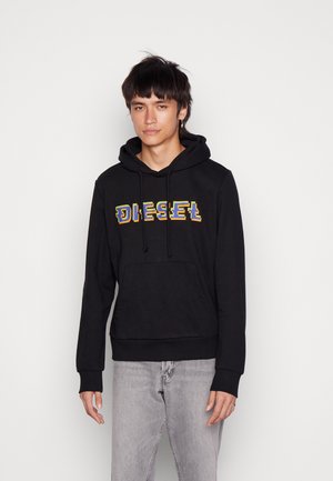 Diesel GINN HOOD UNISEX - Hoodie - black
