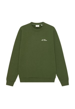 Les Deux, SIGNATURE PRINT - Суитшърт - rifle green