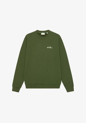 Les Deux, SIGNATURE PRINT - Суитшърт - rifle green