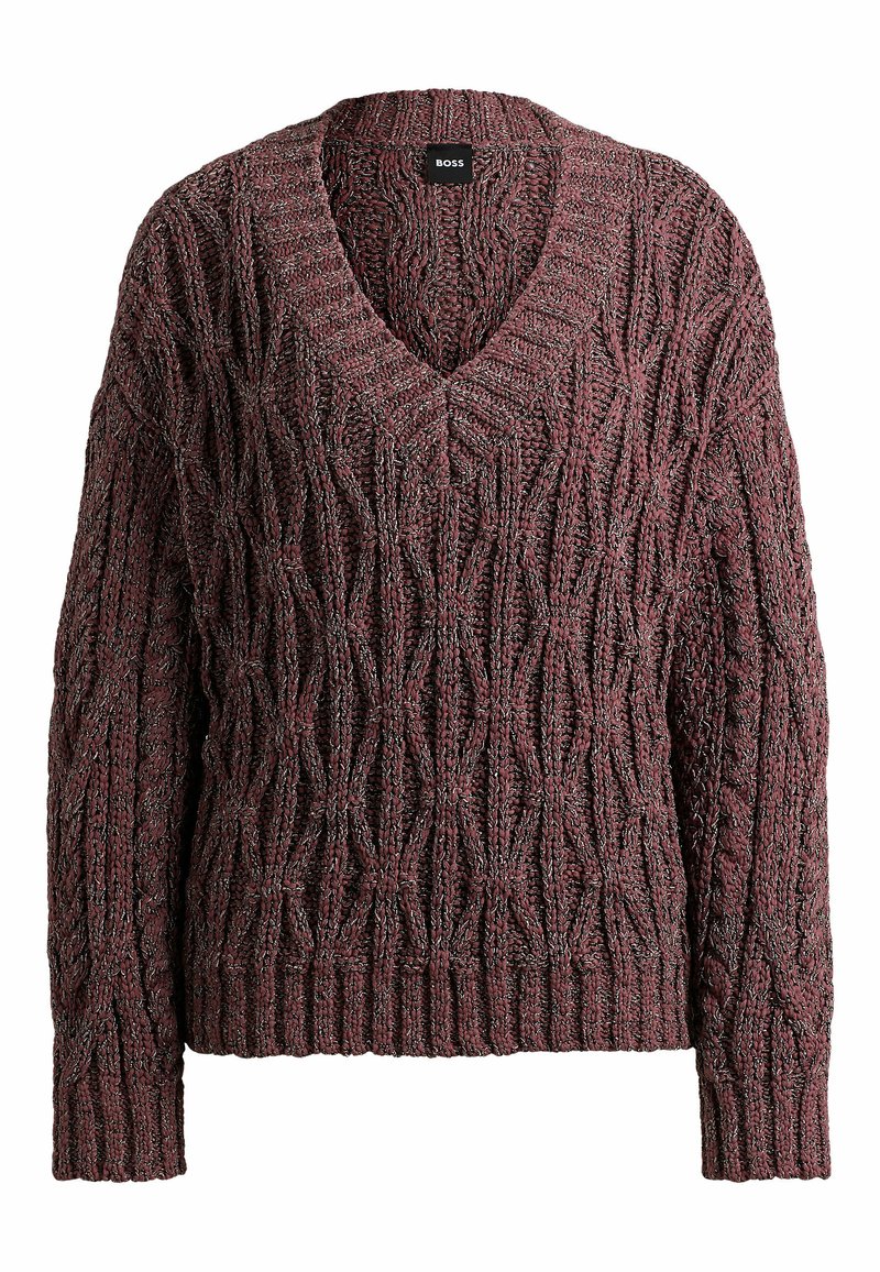 Boss Trui bordeauxrood Boss Trui bordeauxrood