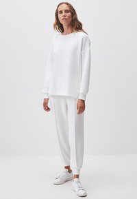 Jimmy Key HIGH WAIST JOGGER - Trainingsbroek - white