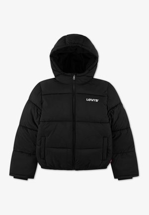 PUFFER WITH LOGO ELAS UNISEX - Winter jacket - black