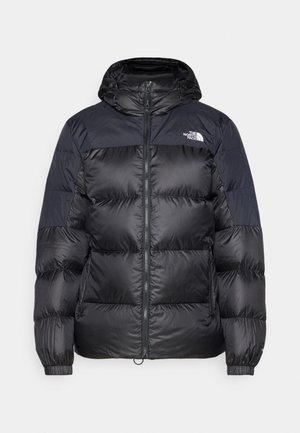 The North Face DIABLO HOODIE - Chaqueta de plumas - black heather/black