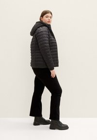 TOM TAILOR MIT KAPUZE - Übergangsjacke - deep black