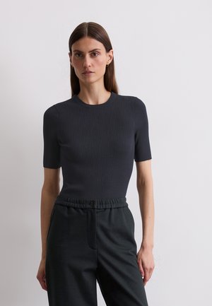 ROUND NECK - Basic T-shirt - deep night blue
