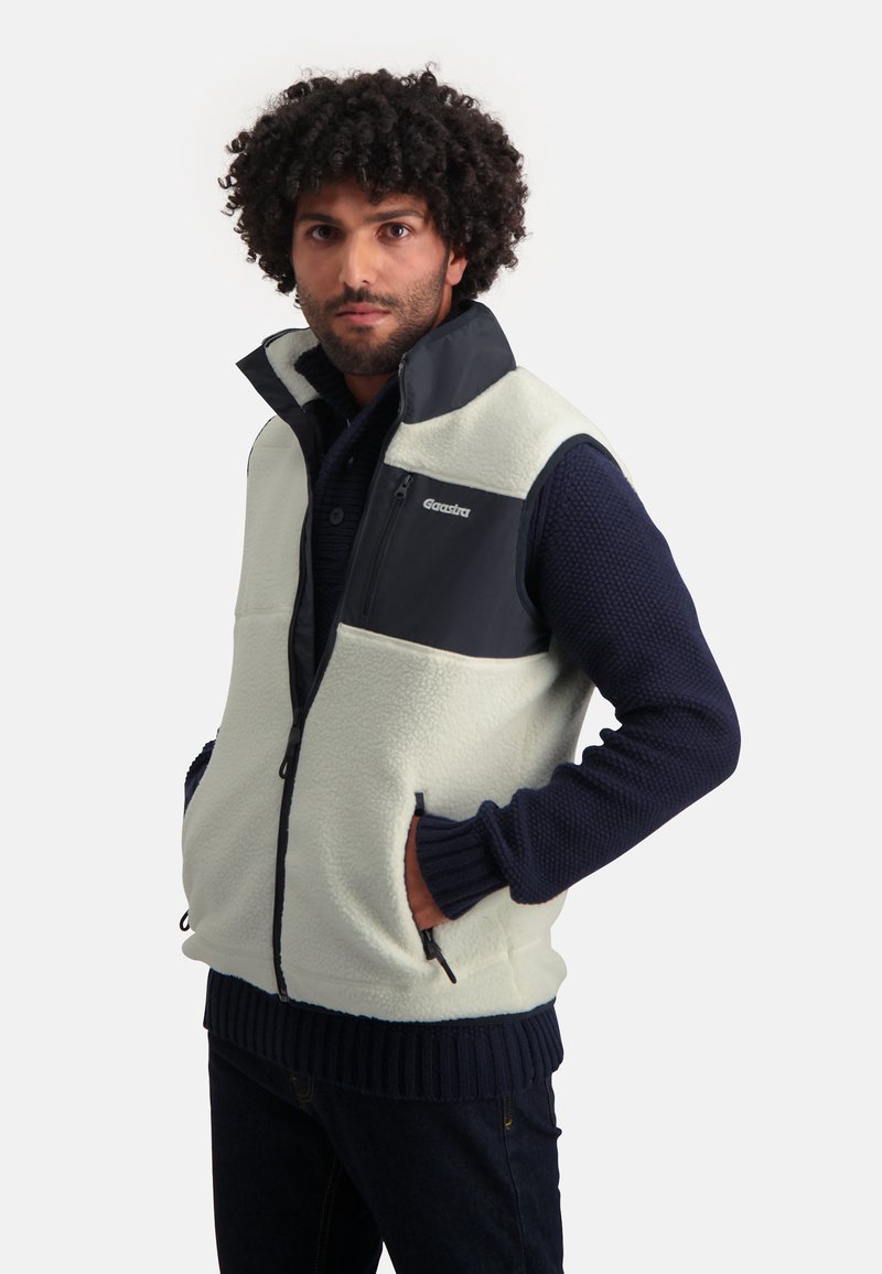 Veste Polaire Gaastra Homme – Blanche, Taille XL – Occasion Parfait état – Outdoor