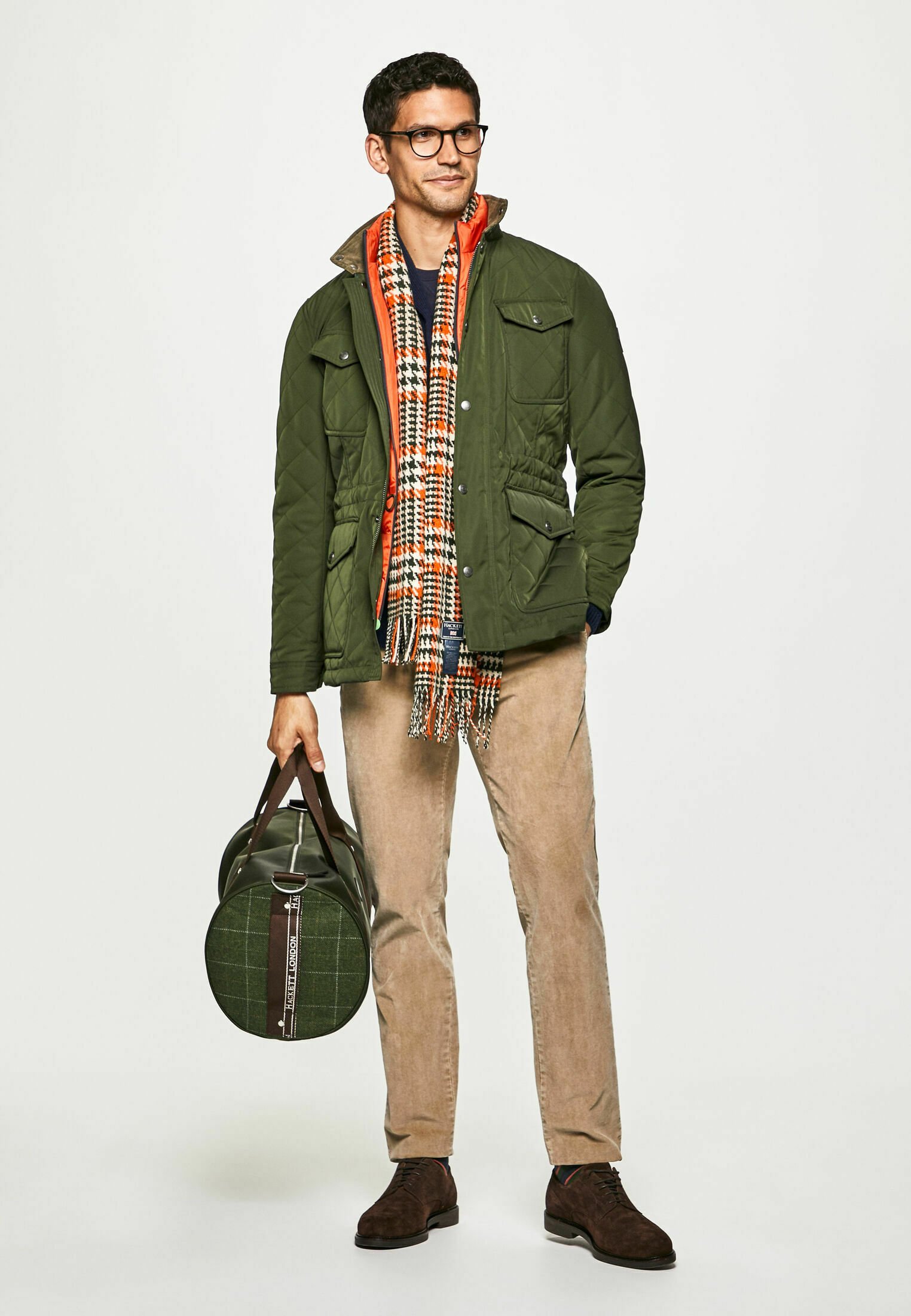 Hackett London NEW FENTON - Abrigo de invierno - olive/verde oliva -  Zalando.es