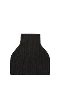Collo a coste nere, design con collo alto, tessuto testurizzato e forma aderente, adatto per essere sovrapposto a vari stili di abbigliamento.