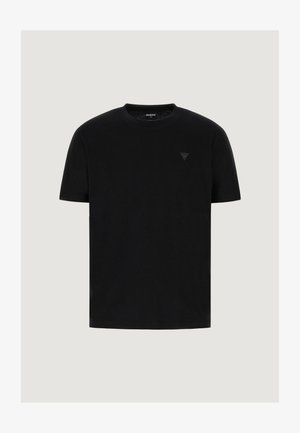 Guess, SMALL PATCH - T-shirt basique - black