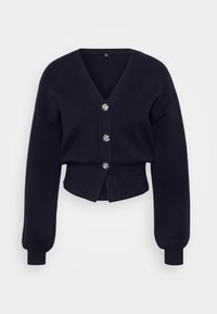 ONLIBI FULLNEDDLE CARDIGAN - Ζακέτα - night sky/silver-coloured