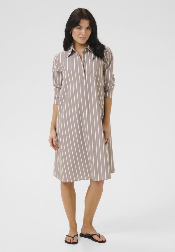 Blusenkleid - walnut striped