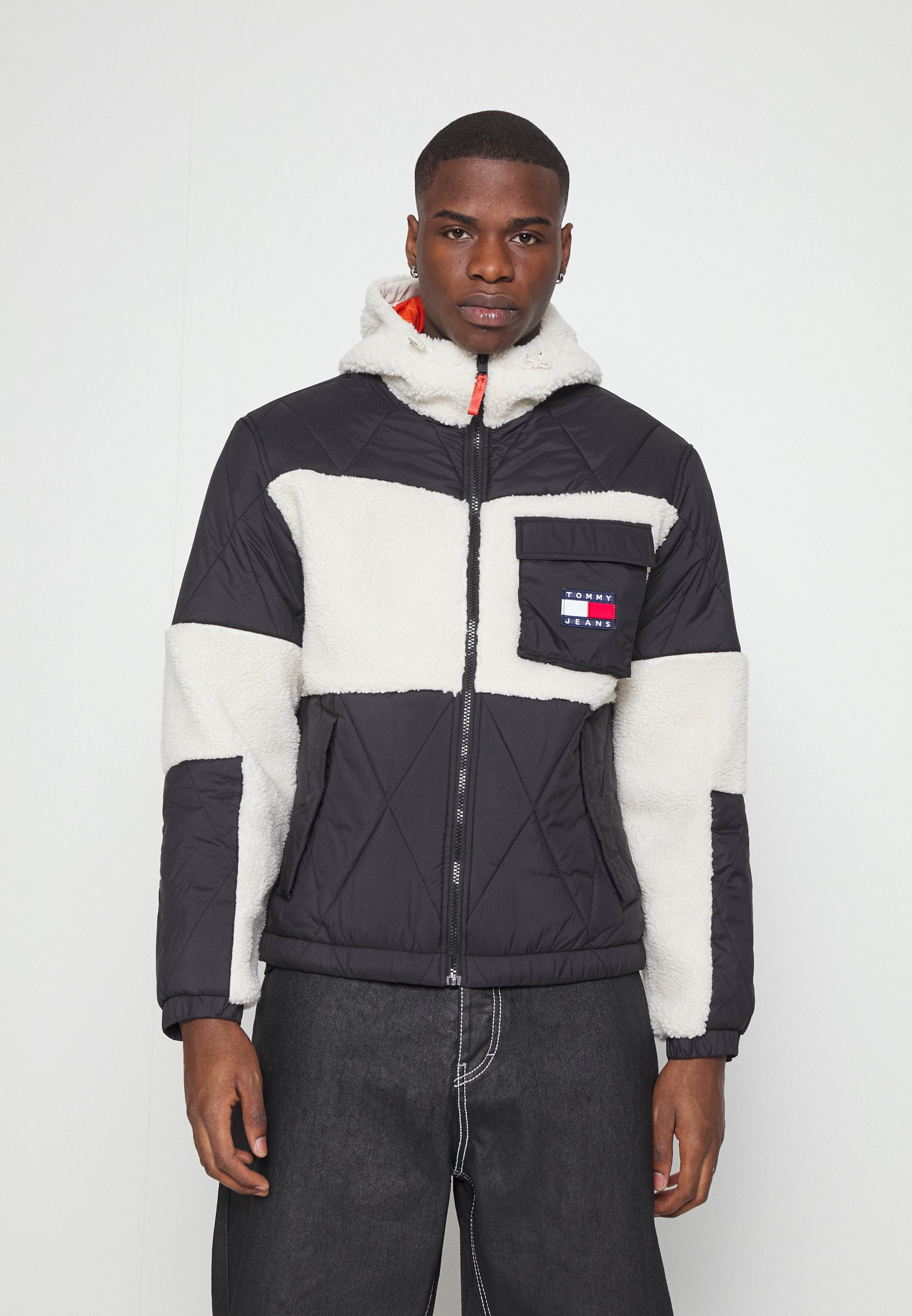 Tommy Jeans SHERPA QUILT MIX JACKET 