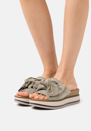 Gabor, Mules à talons - light green