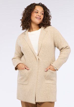 Strickjacke - beige