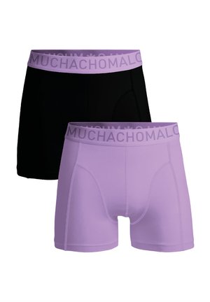 2-PACK MICROFIBER SOLID - Calzoncillos - black lila