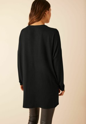 Friends Like These V NECK OVERSIZE SUPERSOFT 2 PACK - Top s dlhým rukávom - black and khaki