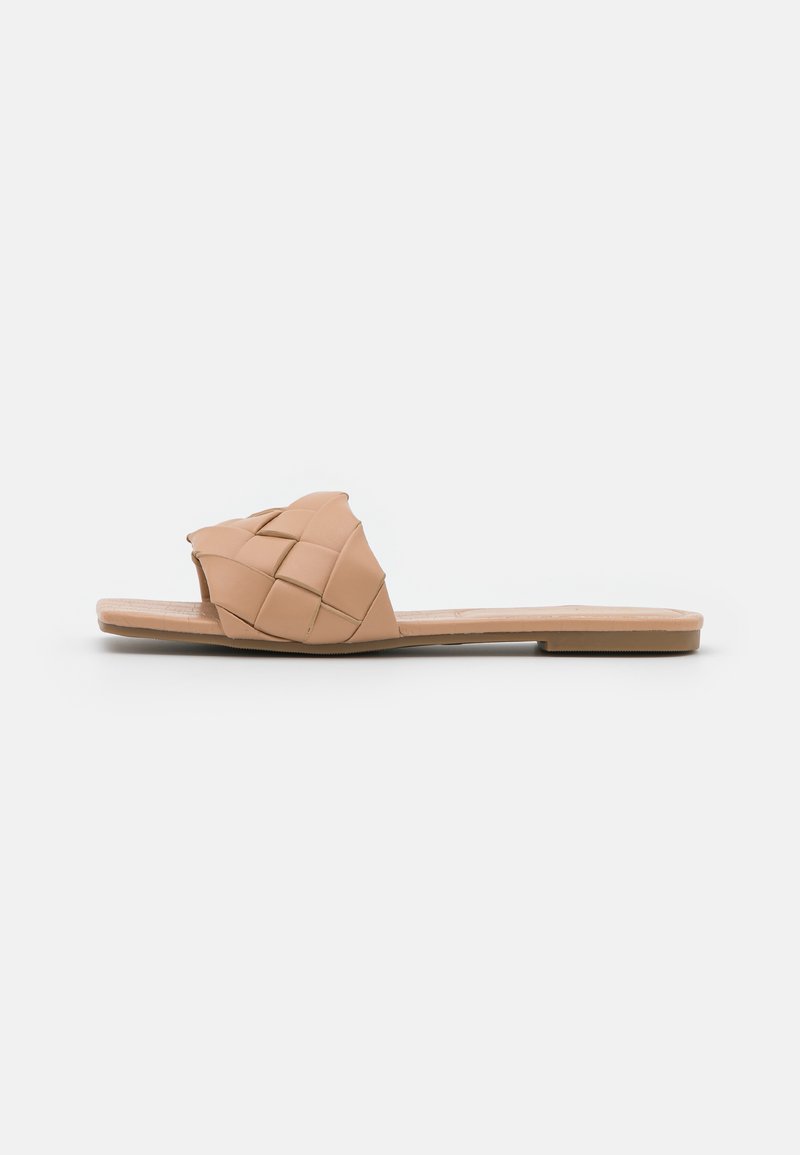 Damen Flache Pantoletten | RAID ELEAH Pantolette flach nude - PV84960 Damen Flache Pantoletten | RAID ELEAH Pantolette flach nude - PV84960