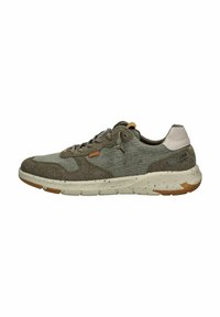 Sneakers Dockers Pour Homme - Modèle 56AA002, Couleur Kaki, Laçage Rapide, Semelle Caoutchouc - Neuves Avec Emballage