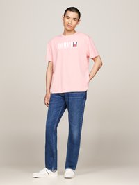 Tommy Jeans Apdrukāts T-krekls - ballet pink