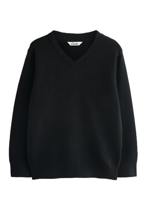 Clarks REGULAR FIT UNISEX SCHOOL - Strickpullover - black