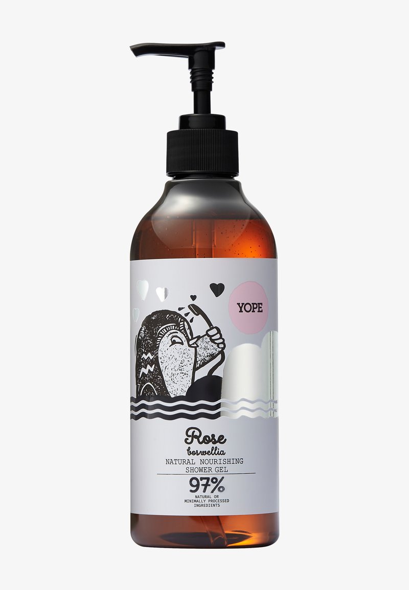 Yope - SHOWER GEL - Gel douche - rose & boswellia, Agrandir
