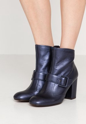 Stivaletti - metallic blue