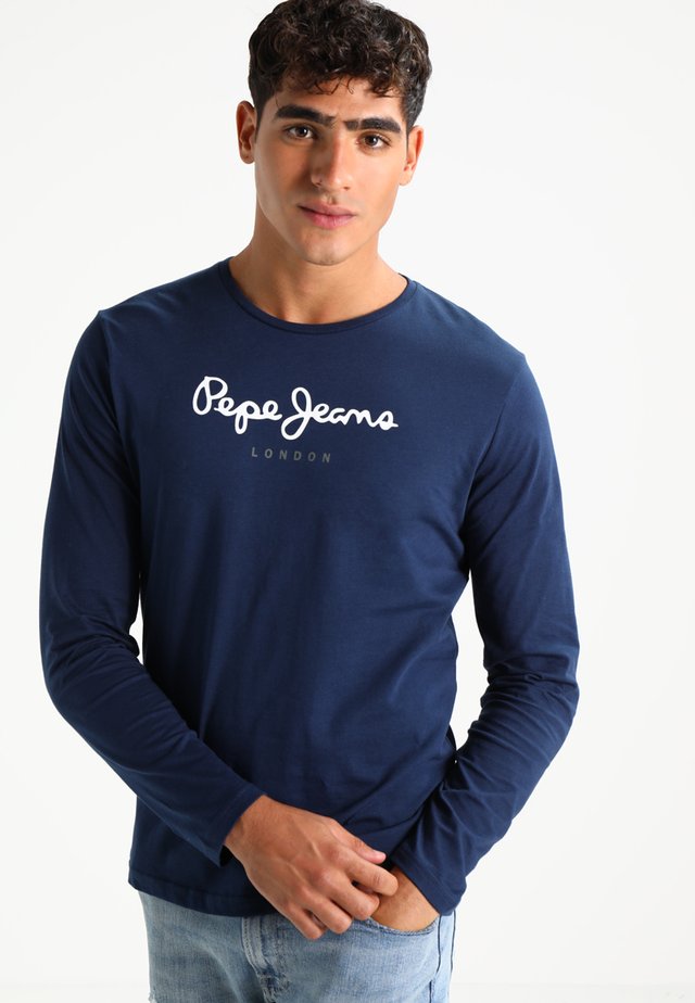 EGGO LONG - Long sleeved top - navy