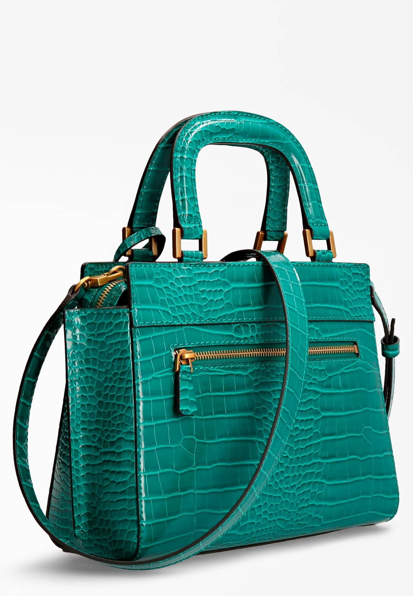 Guess Zalando Sac Cuir Femme Guess SAC A MAIN KATEY IMPRIME CROCO