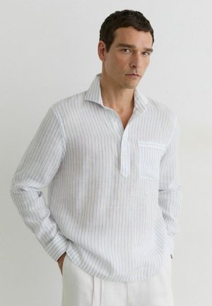 Reiss, Camisa - airforce blue/white stripe