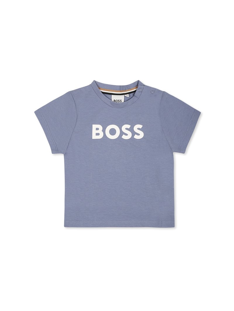 BOSS Kidswear T-shirt print lichtblauw BOSS Kidswear T-shirt print lichtblauw