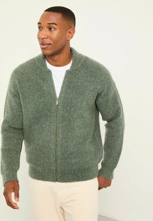 REGULAR FIT  - Strickjacke - emerald green