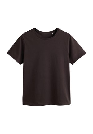 Next, REGULAR FIT - SLIM FIT CREW NECK T-SHIRT - T-Shirt basic - chocolate brown