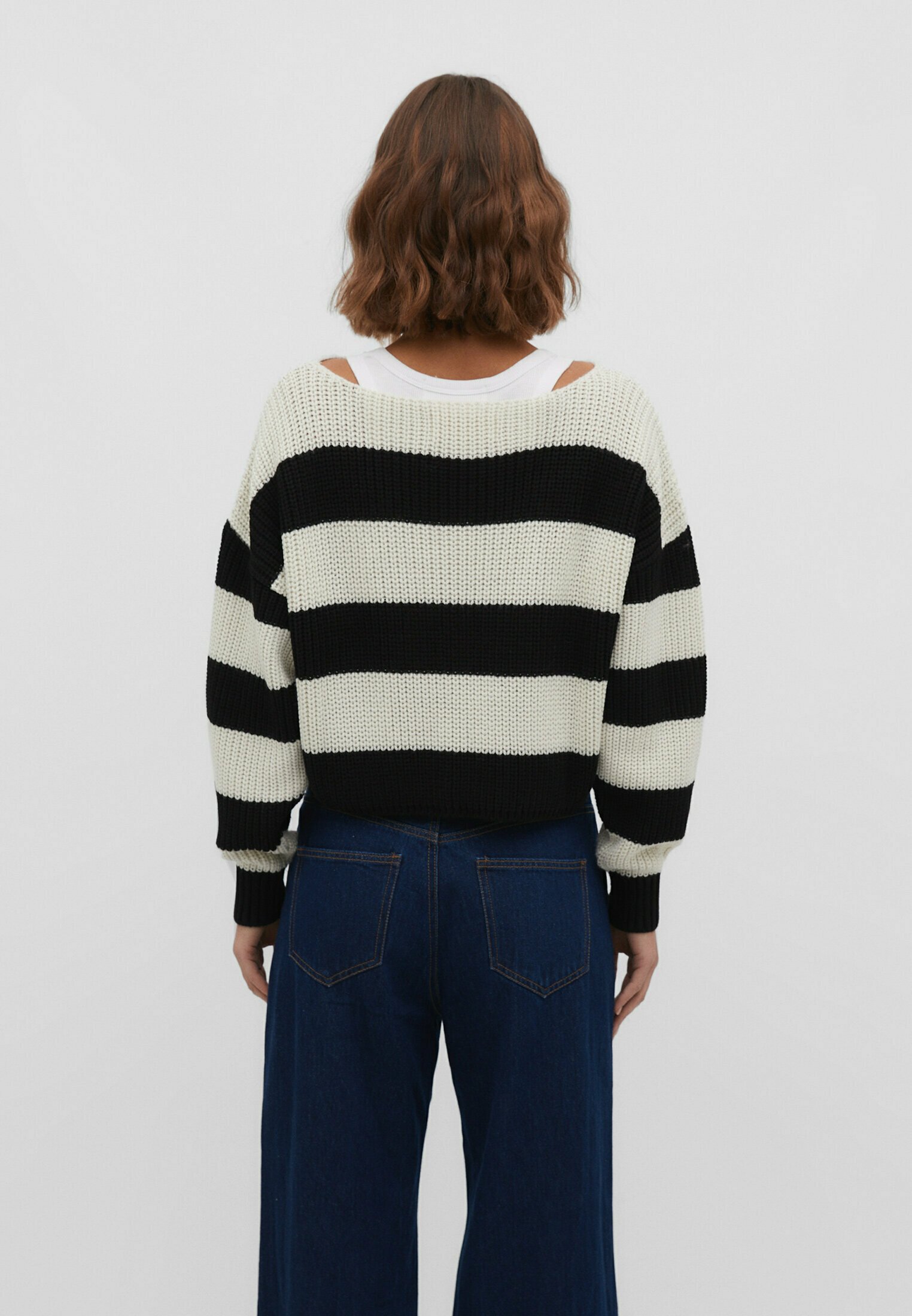 Stradivarius STRIPED - Maglione - black/nero - Zalando.it