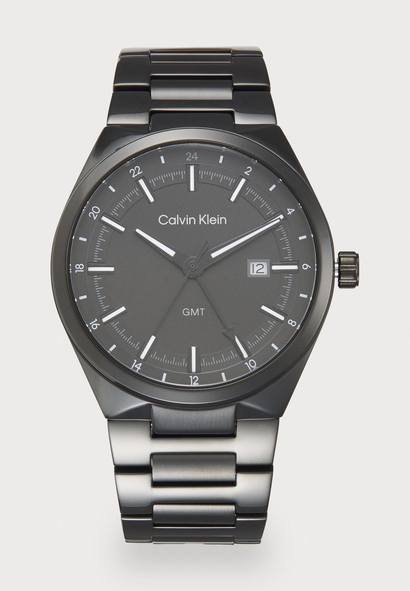 Calvin Klein DISTINGUISH GMT - Montre - black