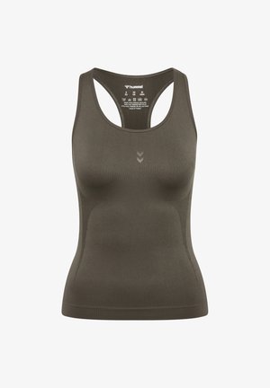 Hummel, HUMMEL HMLFLOW TANKTOP - Top - major brown