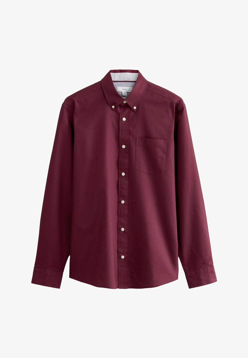 Next LONG SLEEVE OXFORD-SLIM FIT - Camisa - burgundy red
