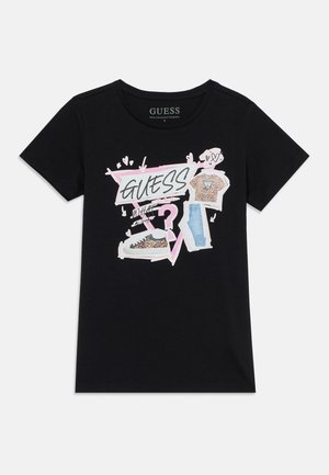Guess, - T-shirt z nadrukiem