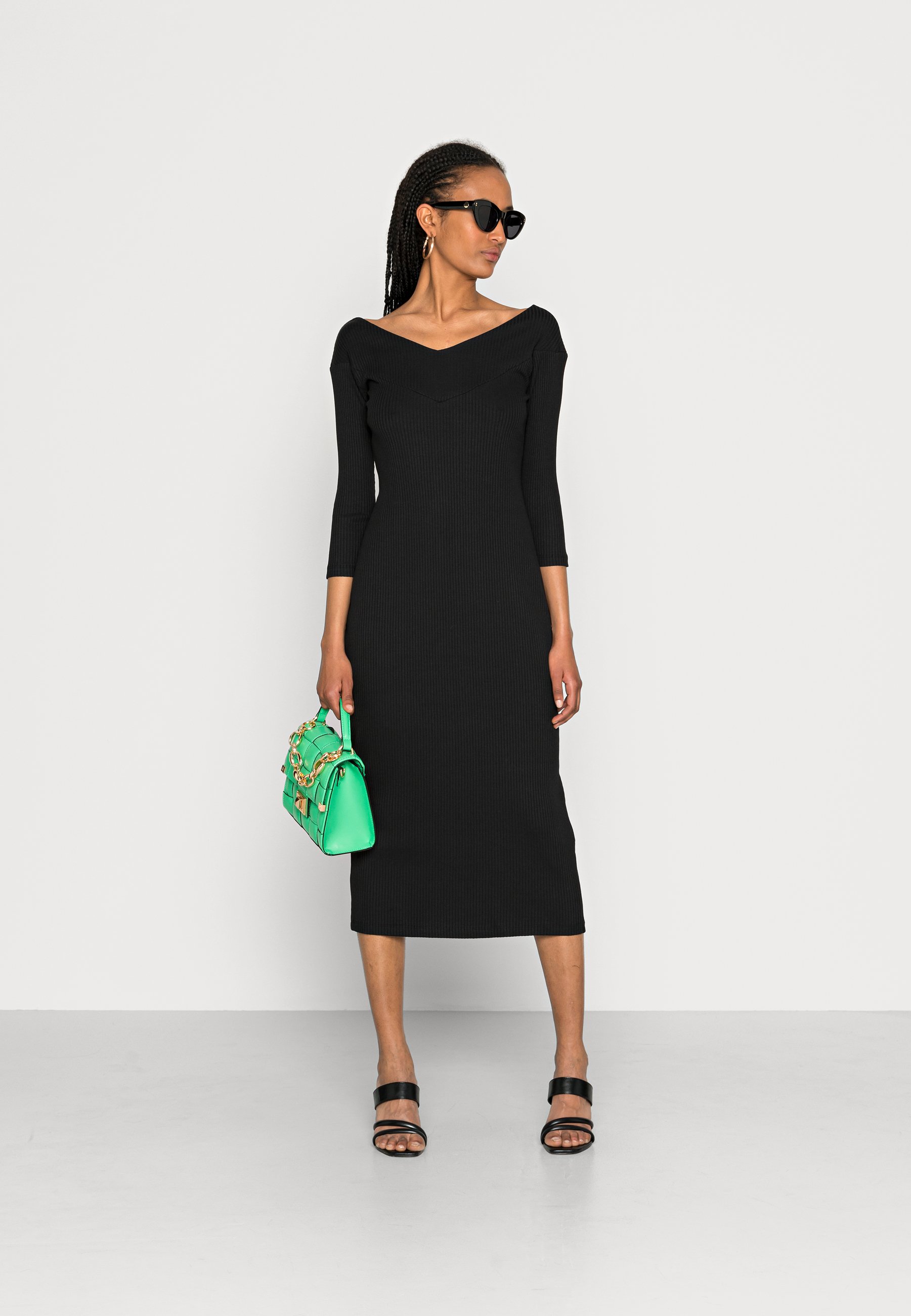 Anna Field Jumper dress - black 
