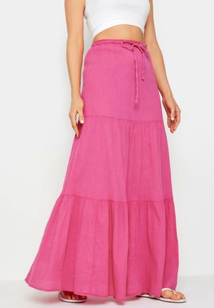 ACID WASH TIERED - Maxikjol - pink