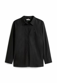 FLAG EMBROIDERY PATCH POCKET - Camicia - black