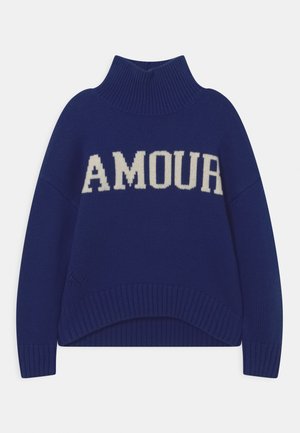 POLO NECK - Jumper - blue