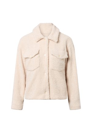 Fleece jacket - ecru