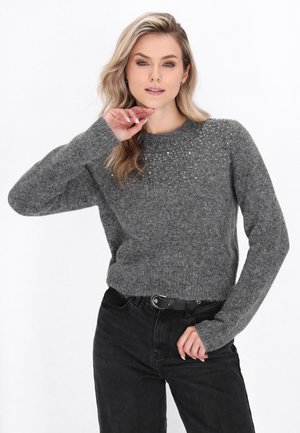 Pulóver - dark grey melange
