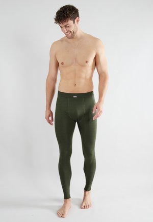 THERMO LANG - Base layer - grün mittel uni